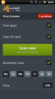 AVast Antivirus terbaik 2012 untuk android