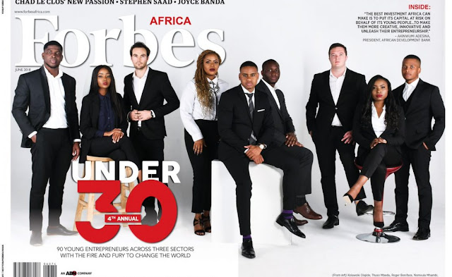 Forbes Africa’s releases it’s 30 Under 30 List for 2018