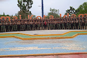 kegiatan olahraga pagi bersama dengan pihak Detasemen Arhanud Rudal 004/WSBY merupakan bentuk sinergitas TNI-Polri.