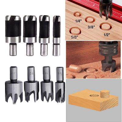 Wood Plug Cutter Drill Bit Set