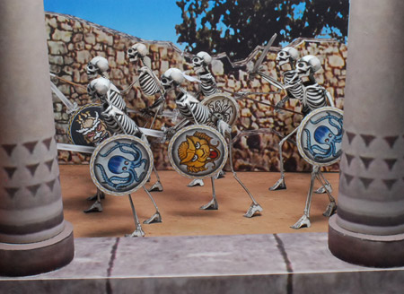 Jason and the Argonauts Papercraft Skeleton Army