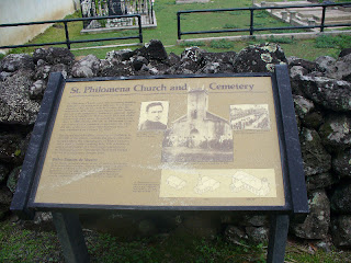 St. Philomena and Cemetery Sign