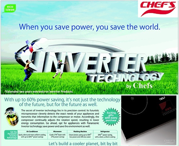 Công nghệ Inverter của bếp từ Chefs