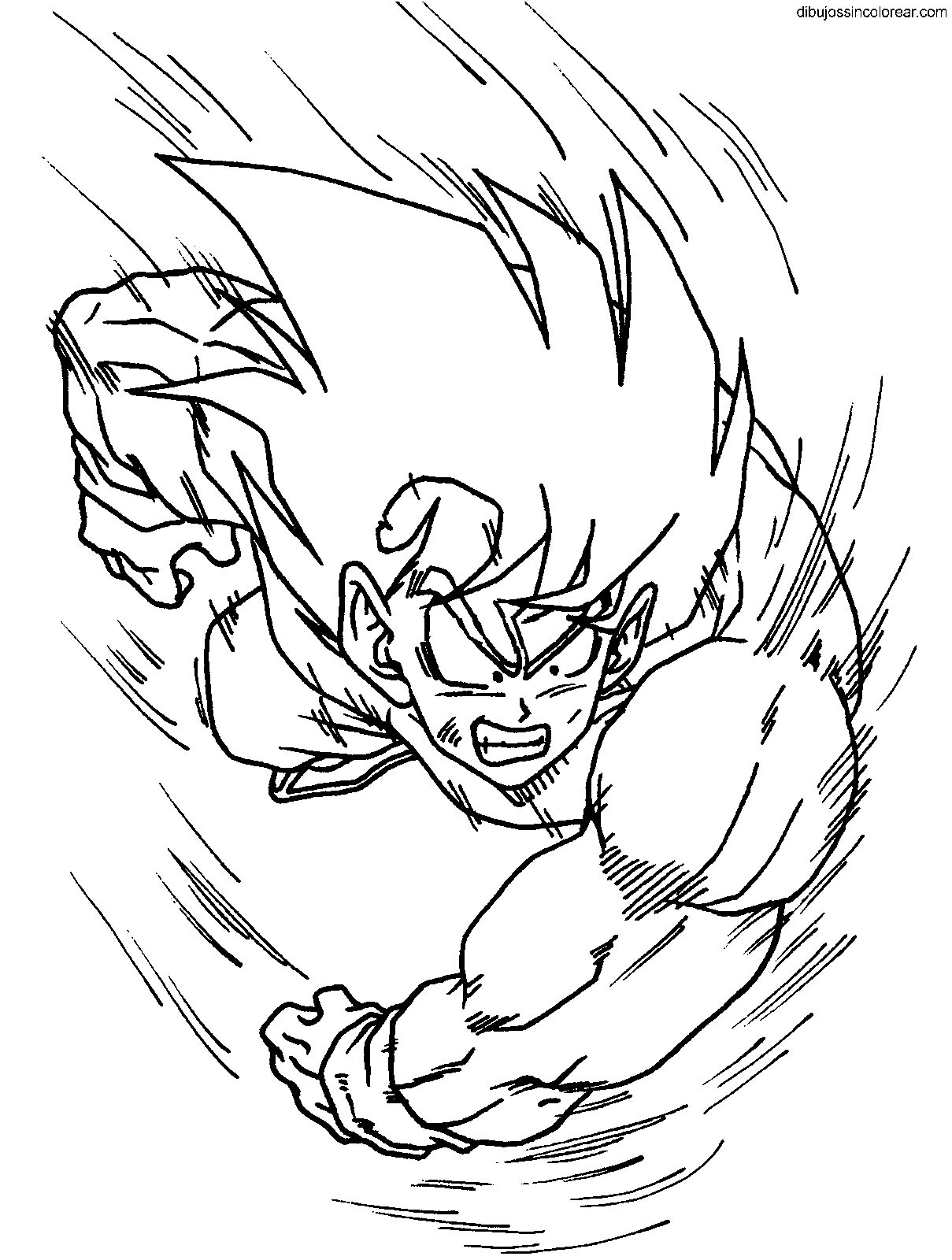 Dibujos de Goku (Dragonball Z) para #Colorear