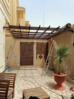 تصميم وتركيب مظلات حدائق