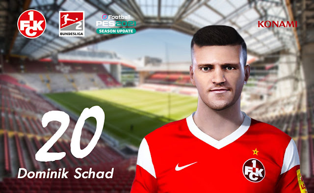 Dominik Schad Face For eFootball PES 2021