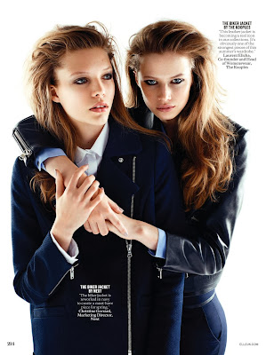 Anna Lund, Mathilda Tolvanen HQ Pictures Elle UK Magazine Photoshoot March 2014