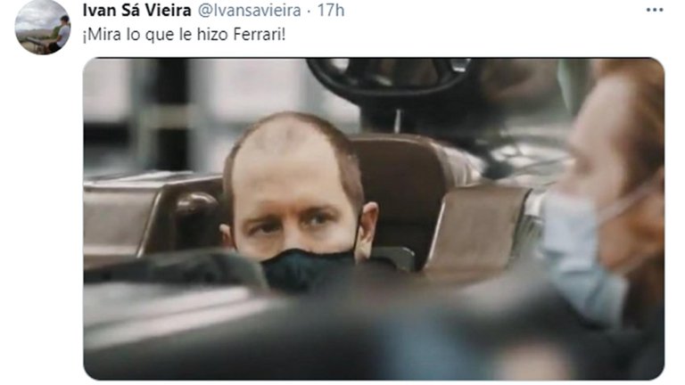 El nuevo look de Sebastian Vettel con Aston Martin sorprende