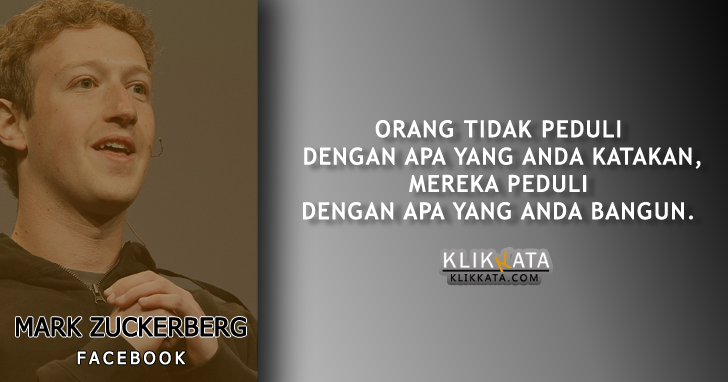 Kata Kata Mark Zuckerberg Kumpulan Motivasi Bijak Penuh 