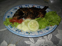 ikan ayam bakar lalapan