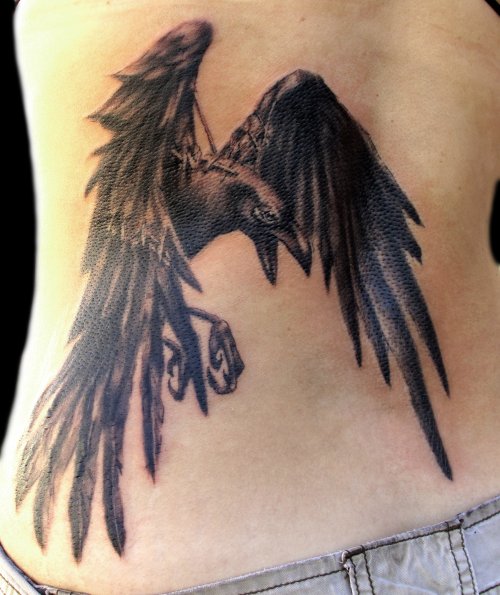 Raven Tattoo designs Raven designs can be extremely common the two