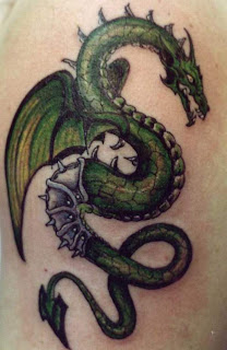 green dragon tattoo