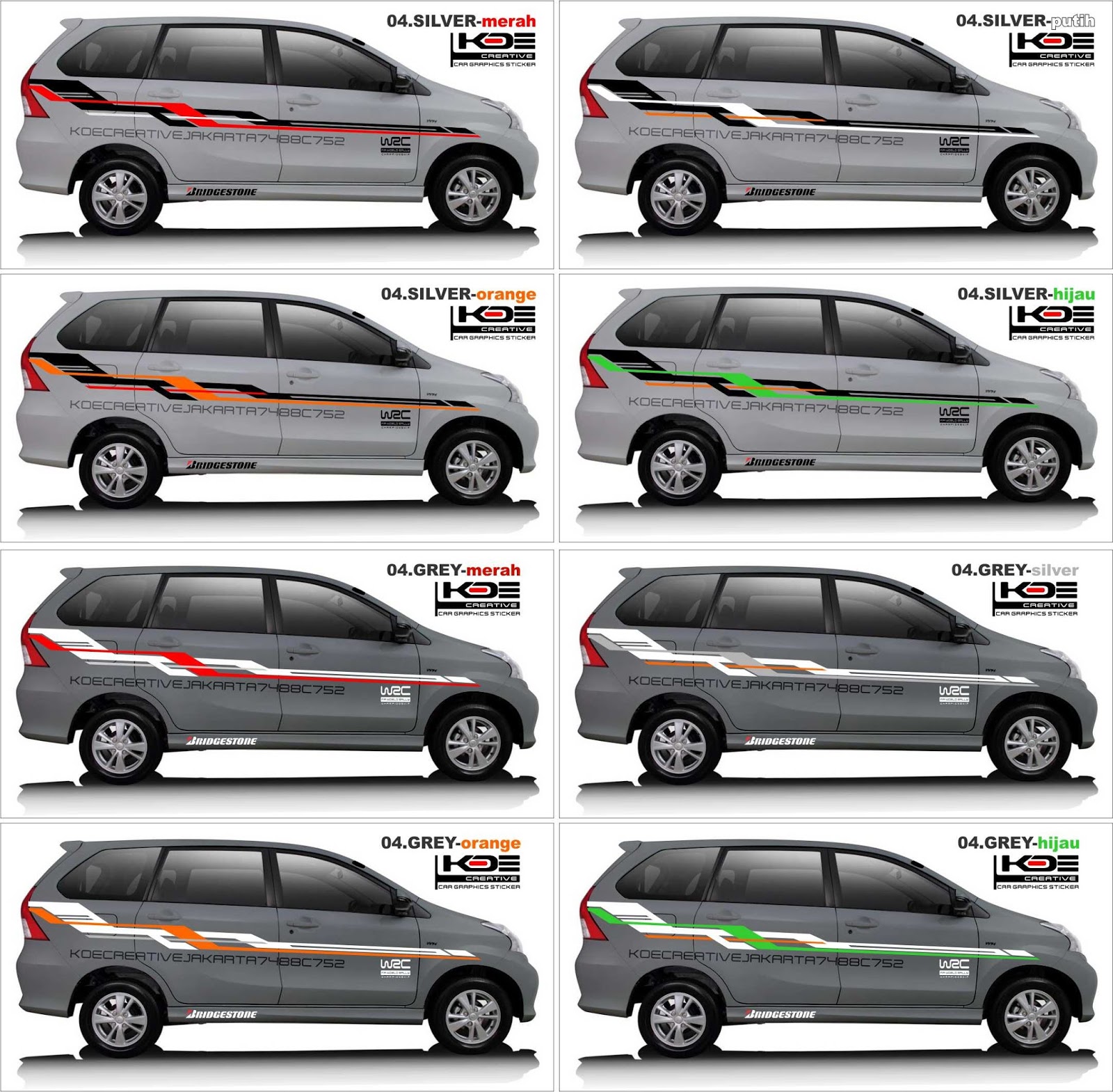 86 Modifikasi Stiker Mobil Avanza Silver  2021 Modifikasi 