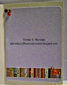 Yvonne S. Morentin - http://adventureofthecreativemind.blogspot.com/