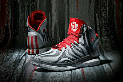 New D Rose 4.5 Red Color Adidas Shoes