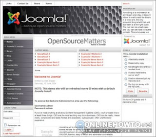 Website Development : Content management system Joomla!