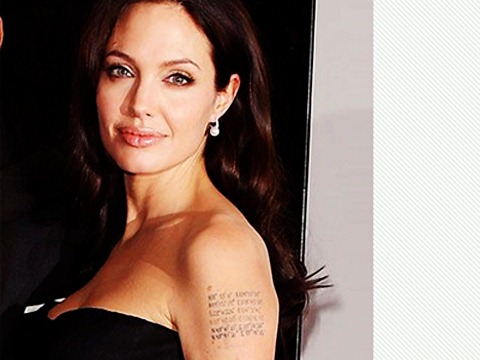 angelina jolie tattoos