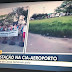 Trabalhadores do Ceasa realizam manifestação na Cia-Aeroporto
