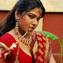 Telugu Actress Jyothi Cleavage Show in Red Saree