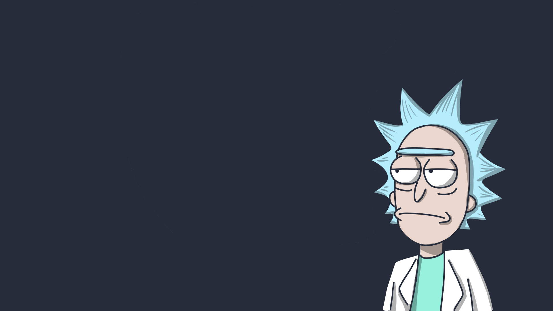 trippy rick and morty wallpaper
