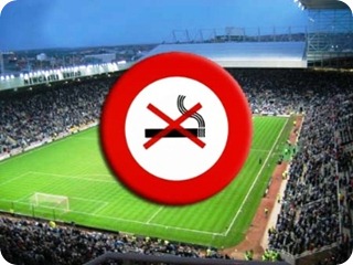 Prohibido fumar en la cancha