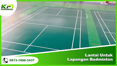 Lantai Untuk Lapangan Badminton