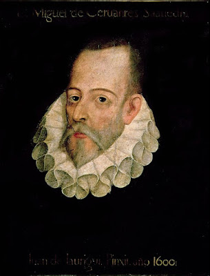 Retrato de Miguel de Cervantes atribuido a Juan de Jáuregui. 23 de abril: Día Internacional del Libro. martapayo.com