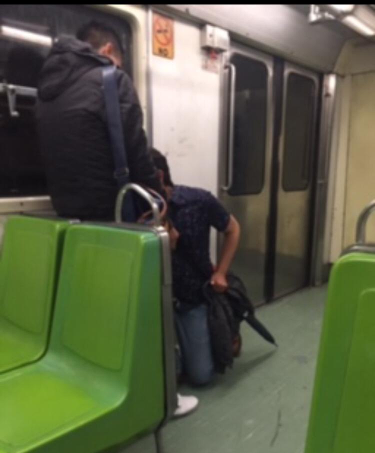 sexo oral en el metro, lo habitual