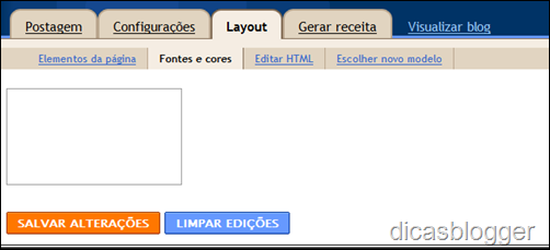 Edição via html