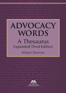 Advocacy Words, A Thesaurus