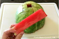 Make Watermelon Sticks  - perfect for kids and parties