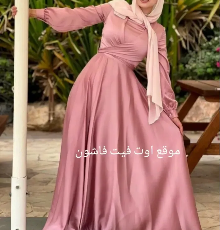 موضه فساتين 2025 فساتين سهره طويله للمحجبات 2025