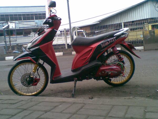 Modifikasi Honda Beat Velg 17 Jari-Jari Thai Look ~ otomotif