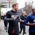 Prince Harry takes the streets of London in a race with homeless young people