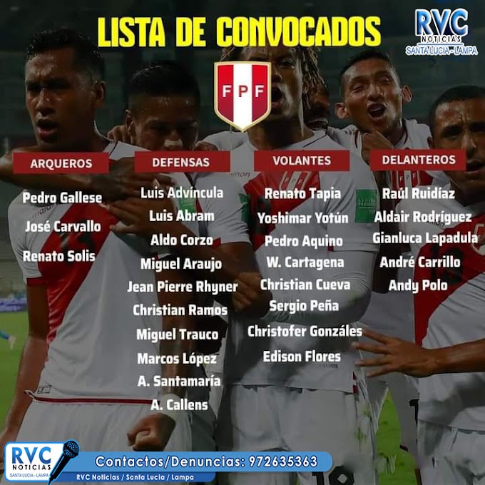 Eliminatorias Qatar 2022: Ricardo Gareca dio la lista de convocados este viernes en una conferencia de prensa virtual para duelos con Chile y Argentina.
