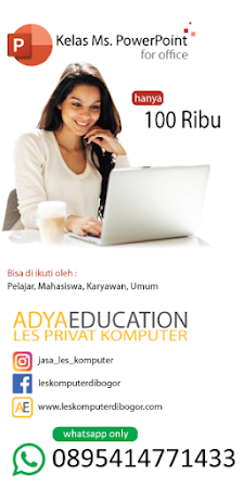 kelas komputer powerpoint di bogor