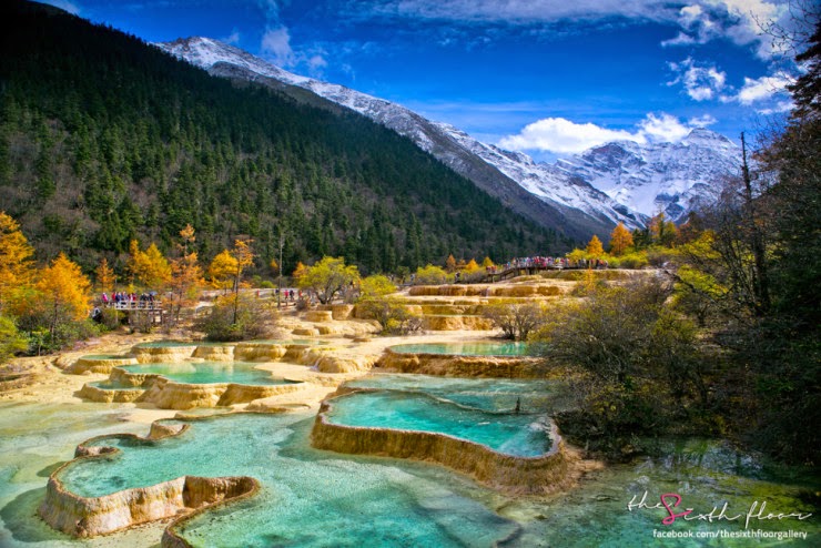 Huanglong – Unique Yellow Dragon Pools in China