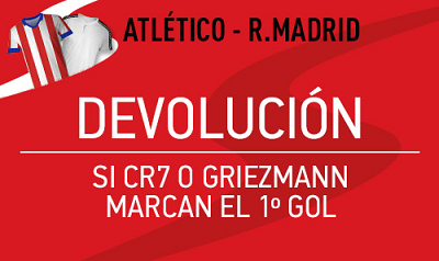 sportium bono 50 euros devolucion champions Atletico vs Real Madrid 14 abril