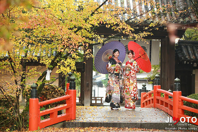 京都で成人式の前撮り撮影