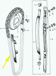 CB550 cam chain tensioner