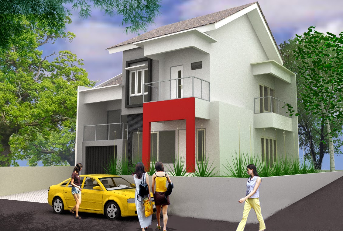 109 Denah Rumah Minimalis Pojok Gambar Desain Rumah Minimalis