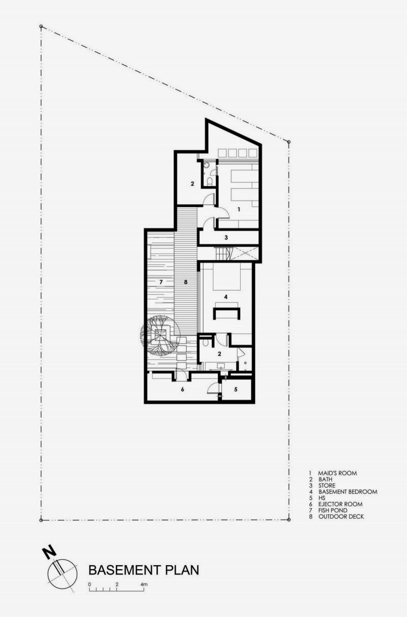 Tropical House Basement Plan