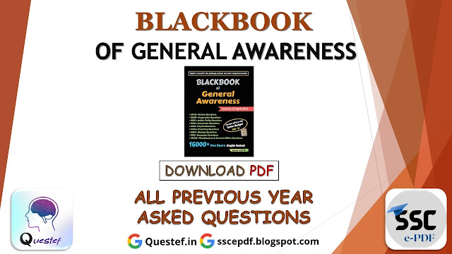 BLACKBOOK Of General Awareness Latest Edition PDF Download for Free