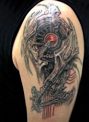 cyborg tattoo