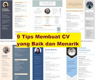 9 Tips Membuat CV yang Baik dan Menarik