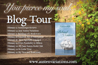 Persuasion - Behind the Scenes - Blog Tour Schedule