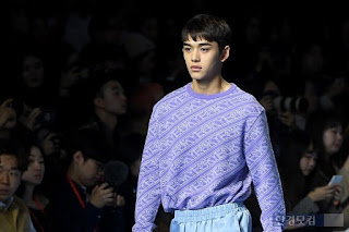 NCT’s Lucas Walking Foe KYE at Seoul Fashion Week SS19