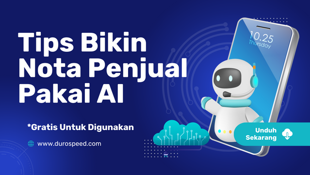 Tips Bikin Nota Penjual Pakai AI