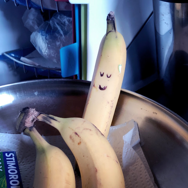 Lachende banaan