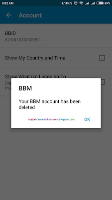 Cara Menonaktifkan BBM Pada Android | Hapus Akun BBM